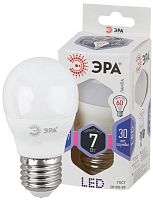 Лампа светодиодная P45-7W-860-E27 шар 560лм | Код. Б0031402 | ЭРА
